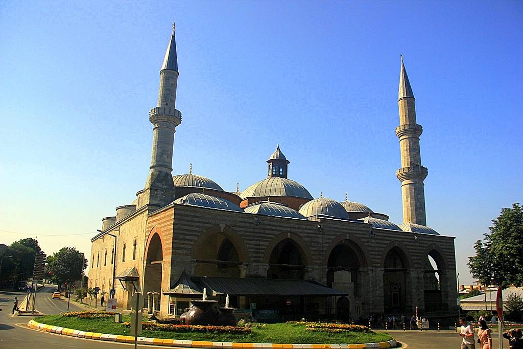 Eski Cami hat yazıları Edirne gezilecek yerler tarih rotası