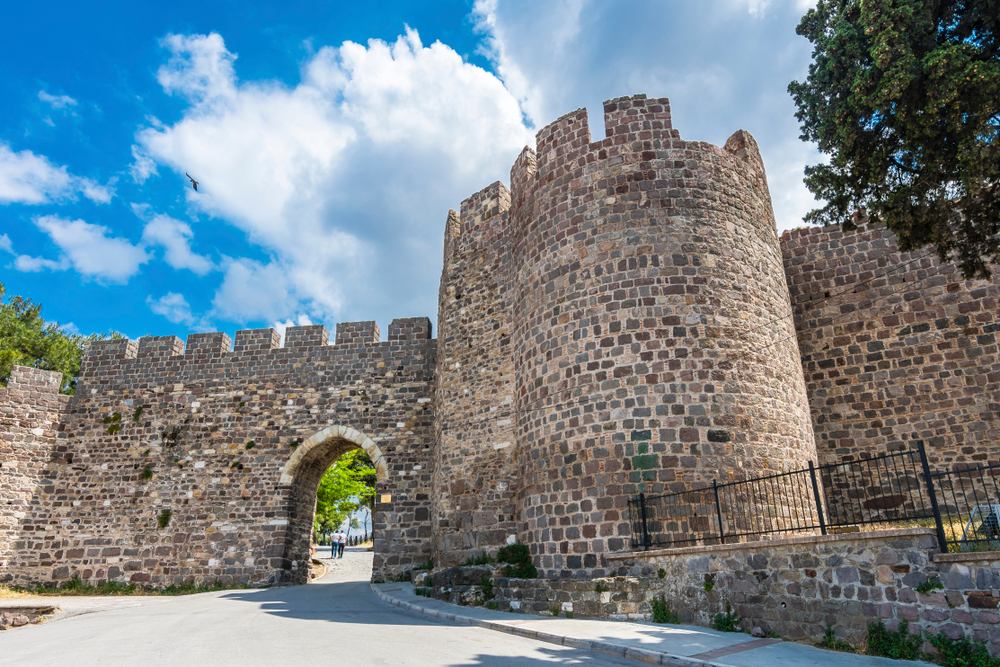 Kadifekale İzmir tarihi yerler körfez manzarası