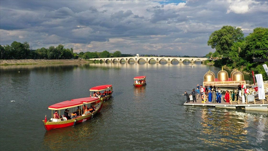 Meriç Nehri kıyısı gün batımı Edirne gezilecek yerler manzara