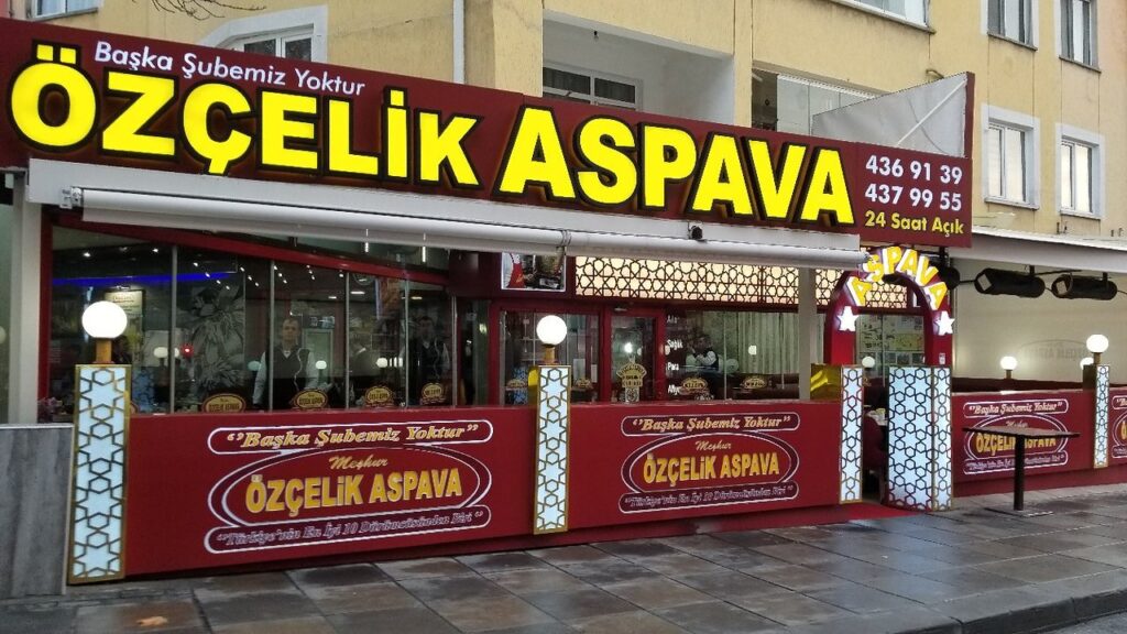 Özçelik Aspava profiterol Ankara sokak lezzetleri tatlı