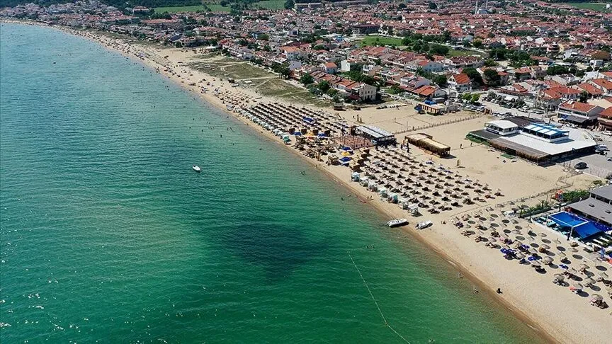 Saros Körfezi Erikli Sahili Çanakkale kamp alanları berrak deniz